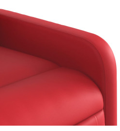 Fauteuil inclinable Rouge Similicuir