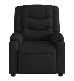 Fauteuil inclinable Noir Tissu