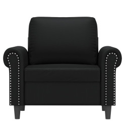 Fauteuil Noir 60 cm Similicuir