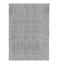 Tapis shaggy à poils longs moderne gris 240x340 cm