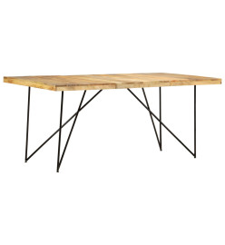 Table de salle à manger 180x90x76 cm Bois de manguier massif