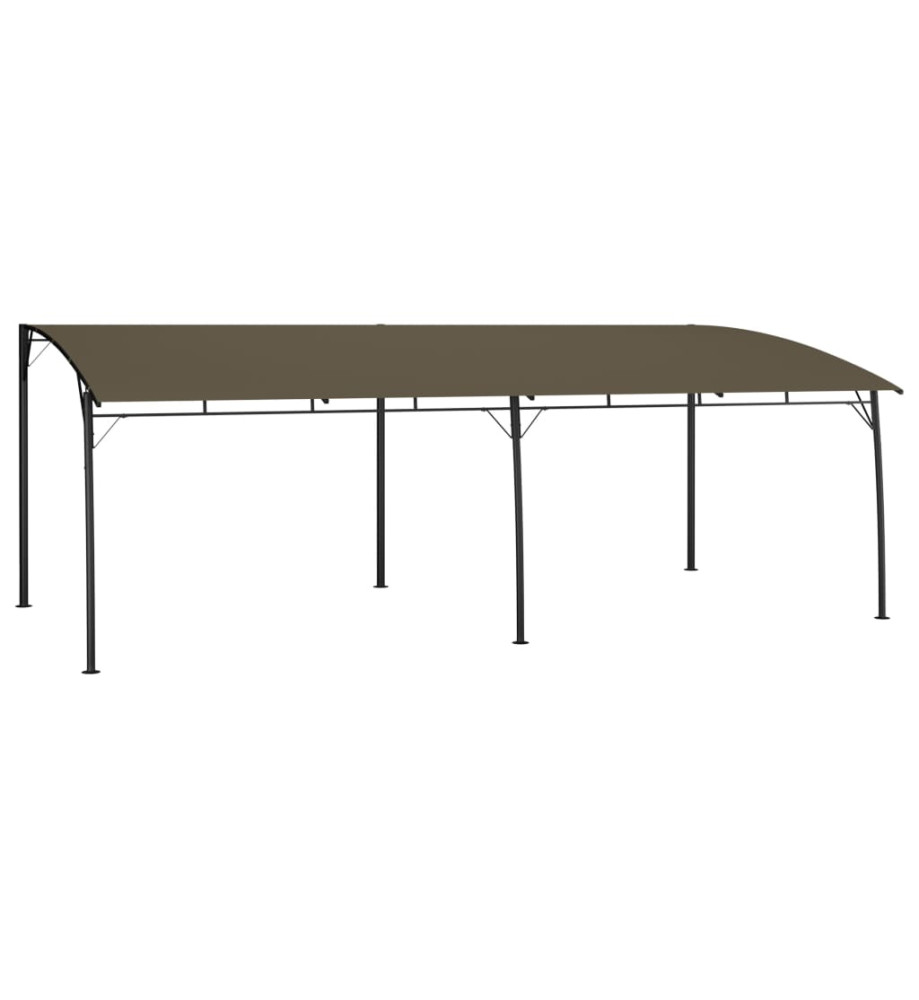 Auvent pare-soleil de jardin 6x3x2,55 m Taupe Auvent pare-soleil de jardin 6x3x2,55 m Taupe