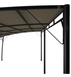 Auvent pare-soleil de jardin 6x3x2,55 m Taupe