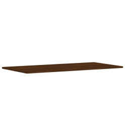 Étagères murales 4pcs chêne marron 100x50x1,5cm bois ingénierie