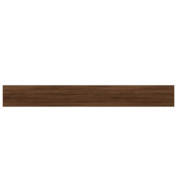 Étagères murales 4 pcs chêne marron 80x10x1,5cm bois ingénierie