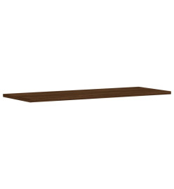 Étagères murales 4 pcs chêne marron 80x30x1,5cm bois ingénierie