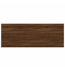 Étagères murales 4 pcs chêne marron 80x30x1,5cm bois ingénierie