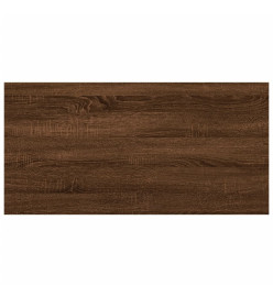 Étagères murales 8 pcs chêne marron 40x20x1,5cm bois ingénierie