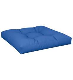 Coussins de palette 2 pcs bleu royal tissu