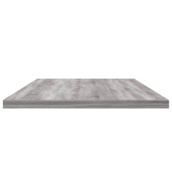 Étagères murales 4 pcs sonoma gris 80x30x1,5 cm bois ingénierie