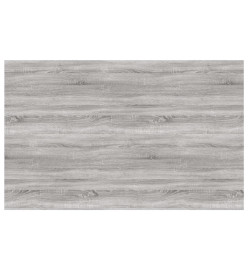 Étagères murales 4 pcs sonoma gris 80x50x1,5 cm bois ingénierie