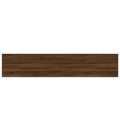 Étagères murales 4pcs chêne marron 100x20x1,5cm bois ingénierie