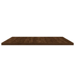 Étagères murales 4 pcs chêne marron 80x50x1,5cm bois ingénierie