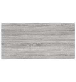 Étagères murales 4 pcs sonoma gris 60x30x1,5 cm bois ingénierie