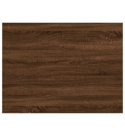 Étagères murales 4 pcs chêne marron 40x30x1,5cm bois ingénierie