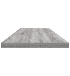 Étagères murales 4 pcs sonoma gris 100x20x1,5cm bois ingénierie