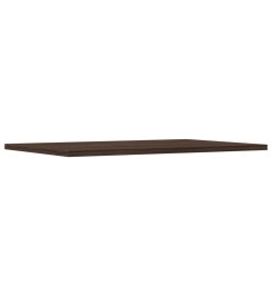 Étagères murales 4 pcs chêne marron 60x40x1,5cm bois ingénierie