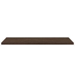 Étagères murales 4 pcs chêne marron 60x40x1,5cm bois ingénierie