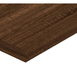 Étagères murales 4 pcs chêne marron 40x10x1,5cm bois ingénierie