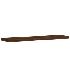 Étagères murales 8 pcs chêne marron 40x10x1,5cm bois ingénierie