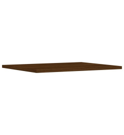 Étagères murales 4 pcs chêne marron 40x50x1,5cm bois ingénierie