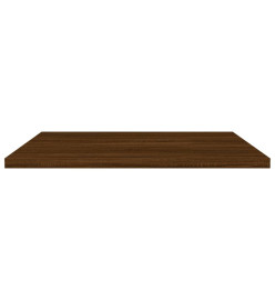 Étagères murales 4 pcs chêne marron 40x50x1,5cm bois ingénierie