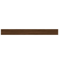 Étagères murales 4pcs chêne marron 100x10x1,5cm bois ingénierie