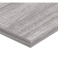 Étagères murales 4 pcs sonoma gris 80x20x1,5 cm bois ingénierie