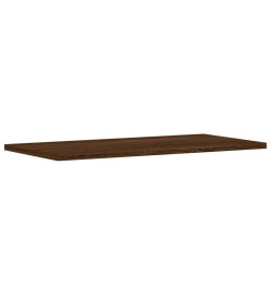 Étagères murales 4 pcs chêne marron 60x20x1,5cm bois ingénierie