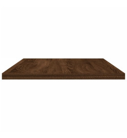 Étagères murales 4 pcs chêne marron 60x20x1,5cm bois ingénierie