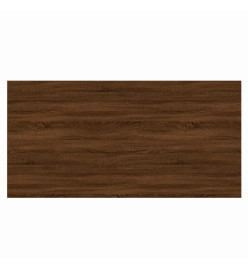 Étagères murales 4 pcs chêne marron 80x40x1,5cm bois ingénierie