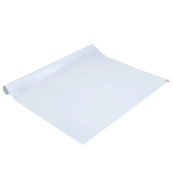 Film de fenêtre statique dépoli blanc transparent 45x2000cm PVC