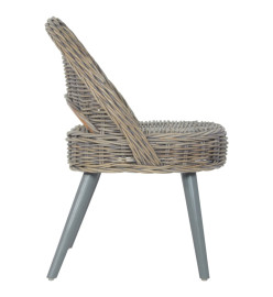 Chaise-canapé Kubu Rotin Gris