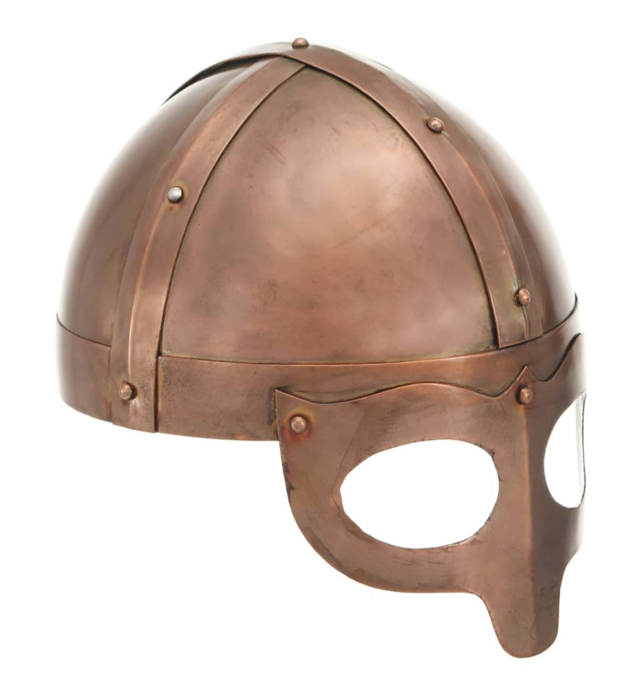 Casque de viking de réplique antique pour GN Cuivre Acier