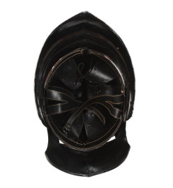 Casque de chevalier médiéval antique pour GN Argenté Acier