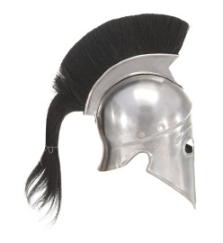 Casque de guerrier grec antique pour GN Argenté Acier