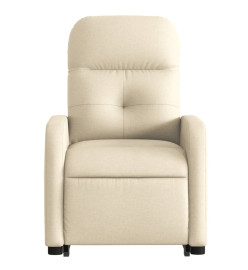 Fauteuil inclinable Crème Tissu