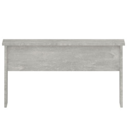 Table basse Gris béton 80x50,5x41,5 cm Bois d'ingénierie