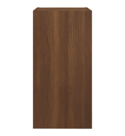 Meuble TV Chêne marron 30,5x30x60 cm Bois d'ingénierie