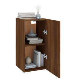 Meuble TV Chêne marron 30,5x30x60 cm Bois d'ingénierie