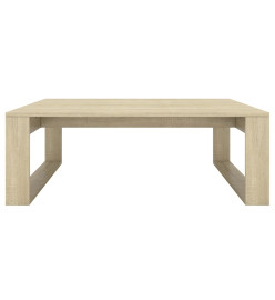 Table basse Chêne sonoma 100x100x35 cm Aggloméré