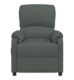 Fauteuil de massage Gris foncé Tissu