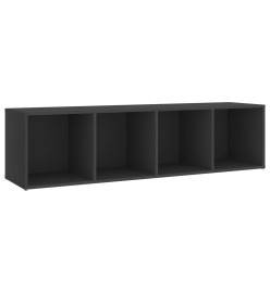 Ensemble de meubles TV 3 pcs Gris Aggloméré