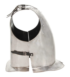 Cuirasse d'armure corporelle chevalier médiéval Argenté Acier