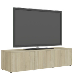 Meuble TV Chêne sonoma 120x34x30 cm Aggloméré