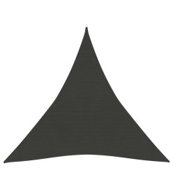 Voile d'ombrage 160 g/m² Anthracite 4,5x4,5x4,5 m PEHD