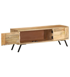 Meuble TV 110x30x40 cm Bois massif de manguier