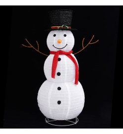 Figurine de bonhomme de neige de Noël à LED Tissu 120 cm