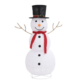 Figurine de bonhomme de neige de Noël à LED Tissu 120 cm