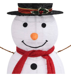 Figurine de bonhomme de neige de Noël à LED Tissu 120 cm